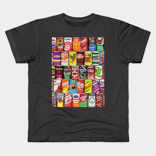 soda can Kids T-Shirt by Foodinasty